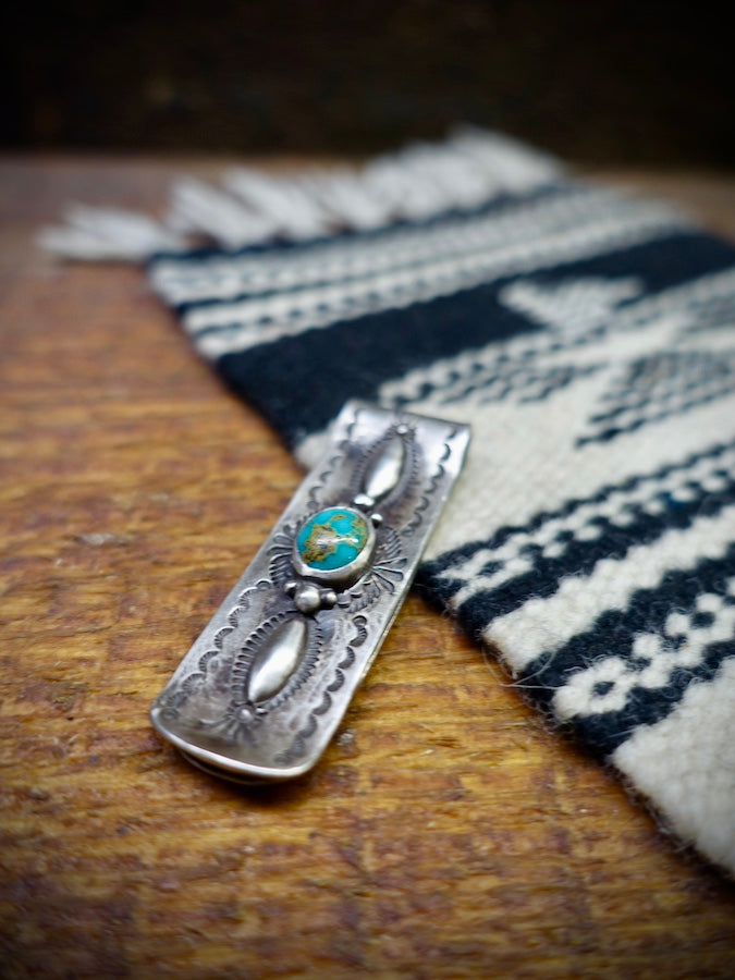 HOZHO - Turquoise Money Clip