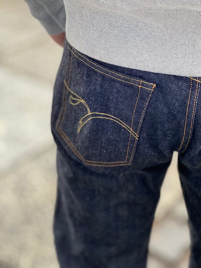 THE FLAT HEAD - 3005 - Straight Cut - 14.5oz Selvedge Denim - U.S. Texas Cotton