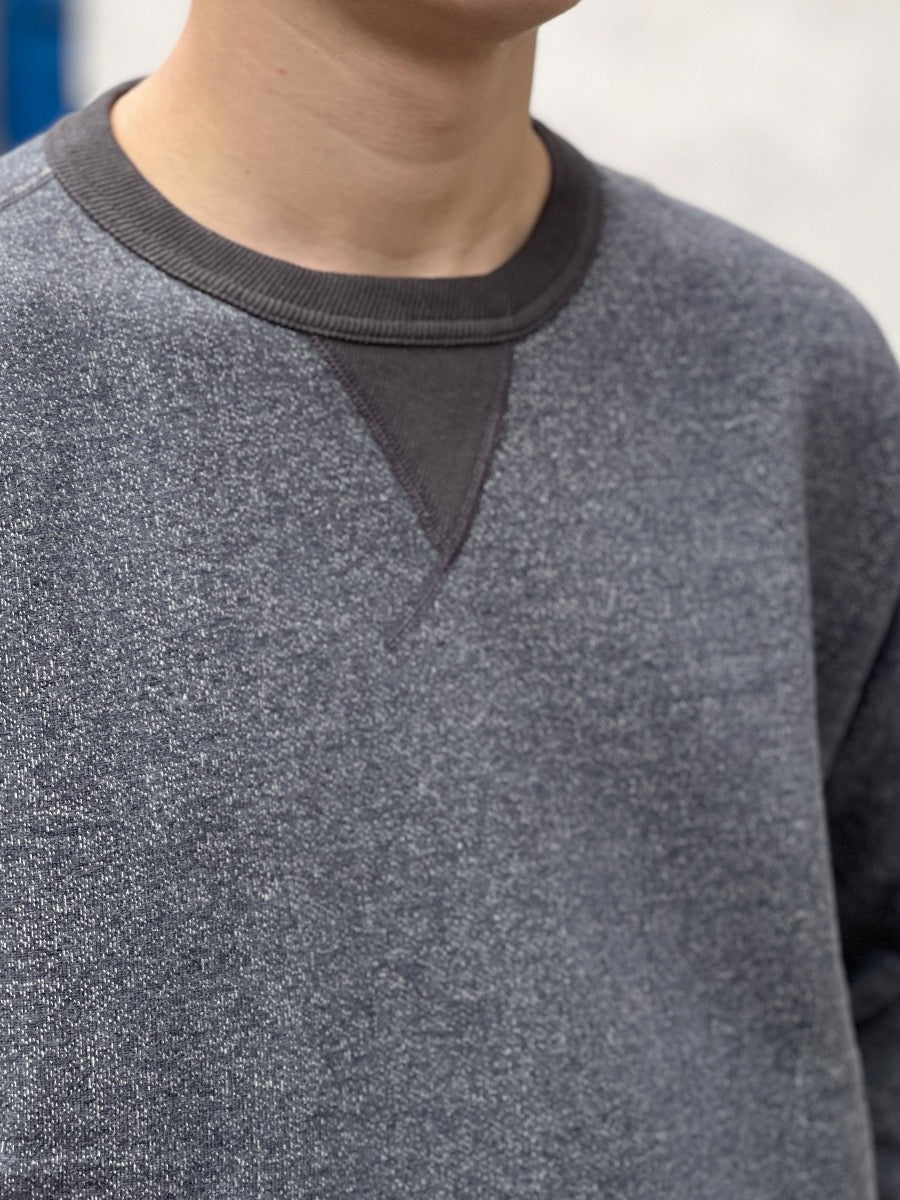 TOYS McCOY - TMC2375 - McHill Sports Wear - BLACK MIX SWEATSHIRT - FLATSEAMER