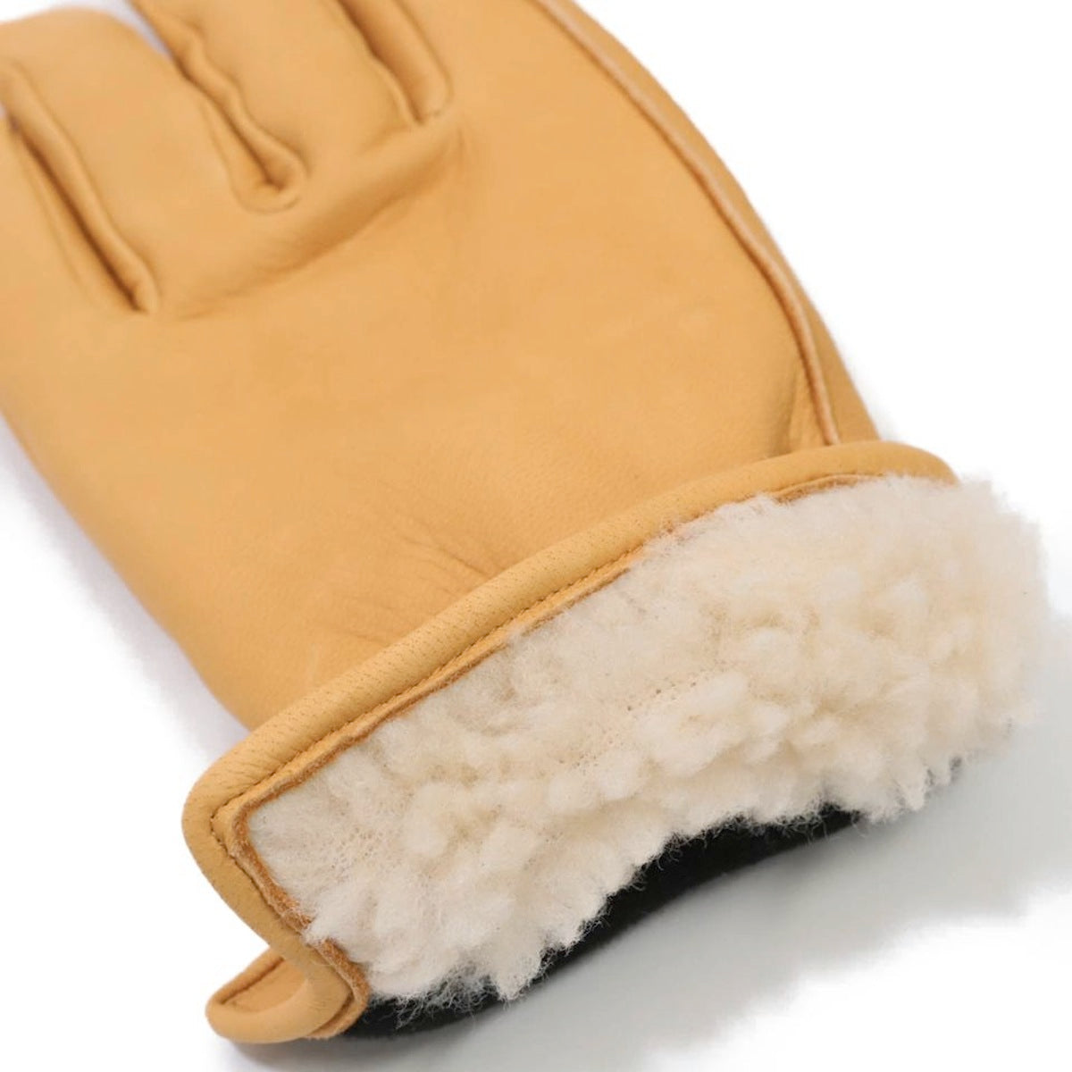 Lamp Gloves - Deerskin Leather - Sheepskin Lined - Winter Glove – TAN