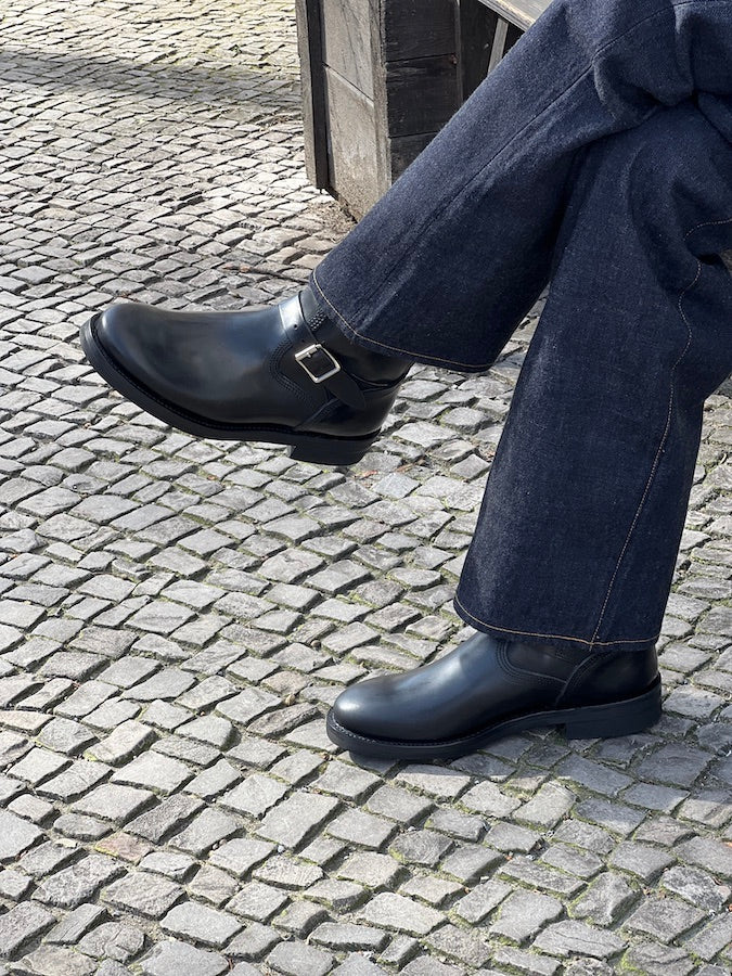 MAKERS - HSB-04 - ENGINEER BOOTS - GUIDI Horse Butt Leather