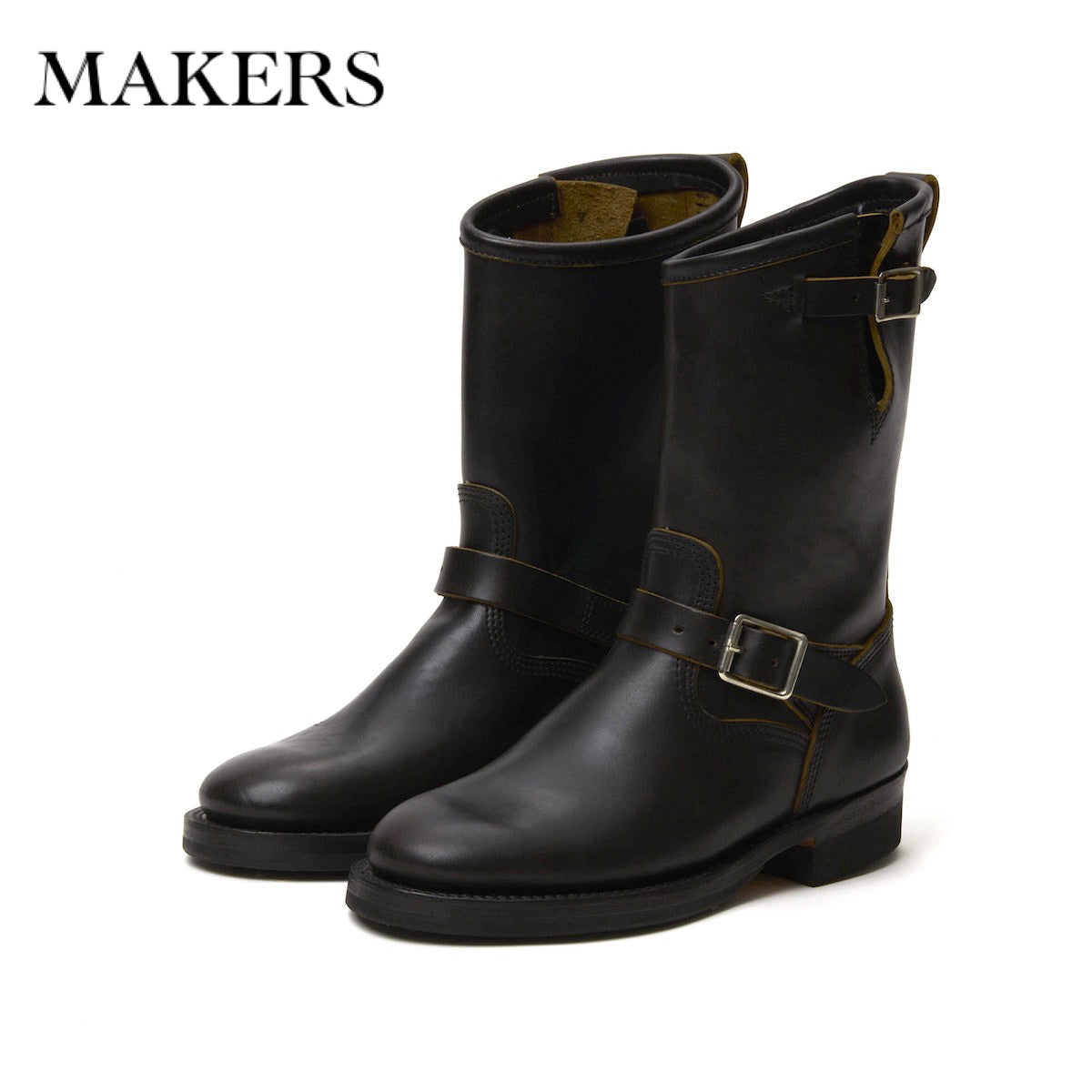 MAKERS - HSB-04 - ENGINEER BOOTS - GUIDI Horse Butt Leather