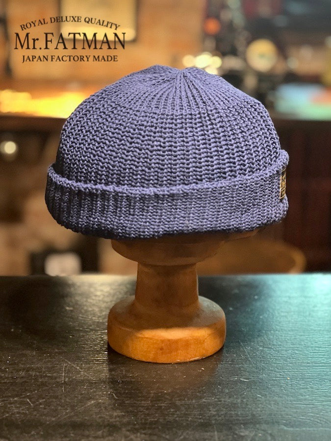 Mr. FATMAN - Watch Cap - 100% Cotton - Model: HUE - Indigo
