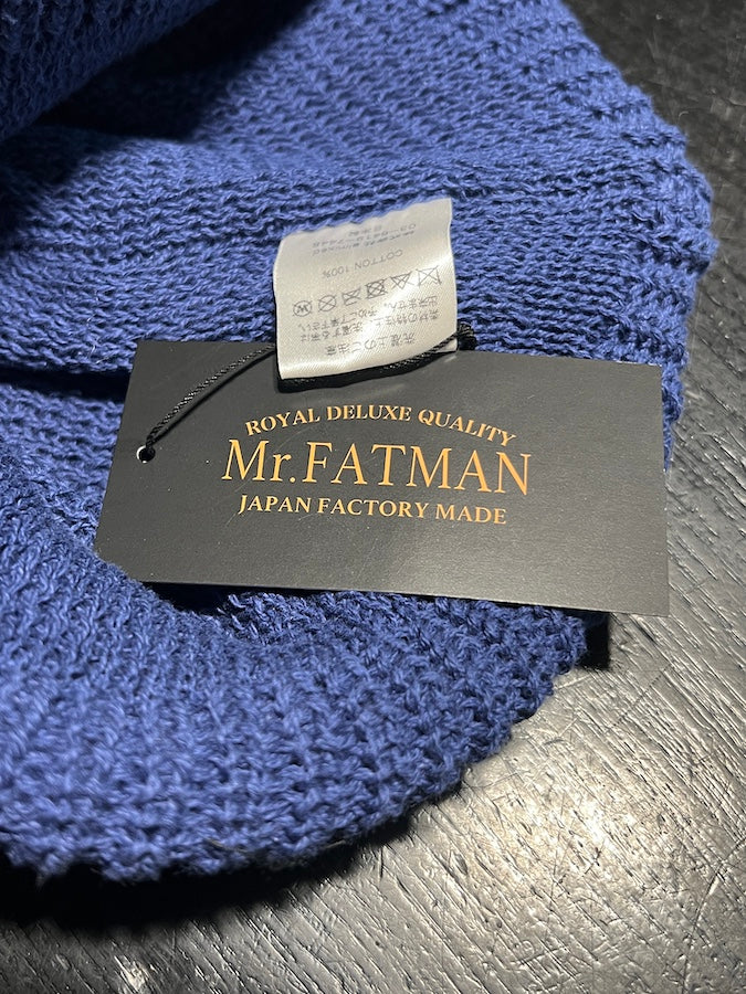 Mr. FATMAN - Watch Cap - 100% Cotton - Model: HUE - Indigo