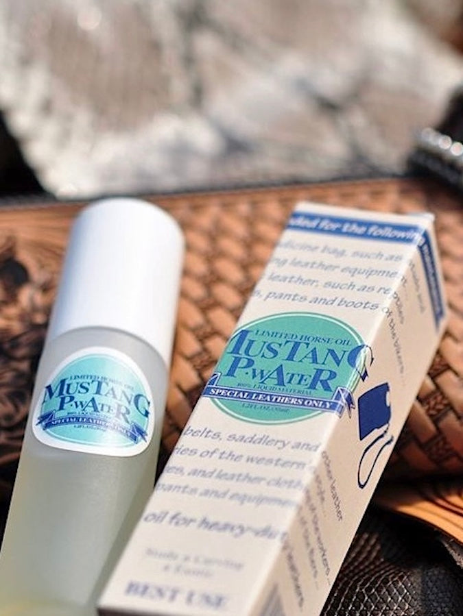 "The Finest Leather Care In The World" - 100 % organic mustang horse liquid oil