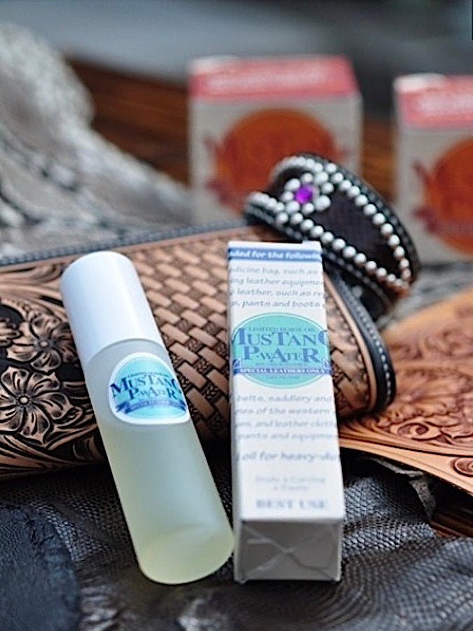"The Finest Leather Care In The World" - 100 % organic mustang horse liquid oil