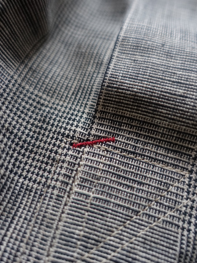 OLDE HOMESTEADER - Woven Boxer - Linen - Glen Plaid Black