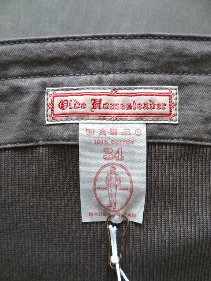 OLDE HOMESTEADER - Heavy Weight Rib - Drawers Shorts - Rustic Grey