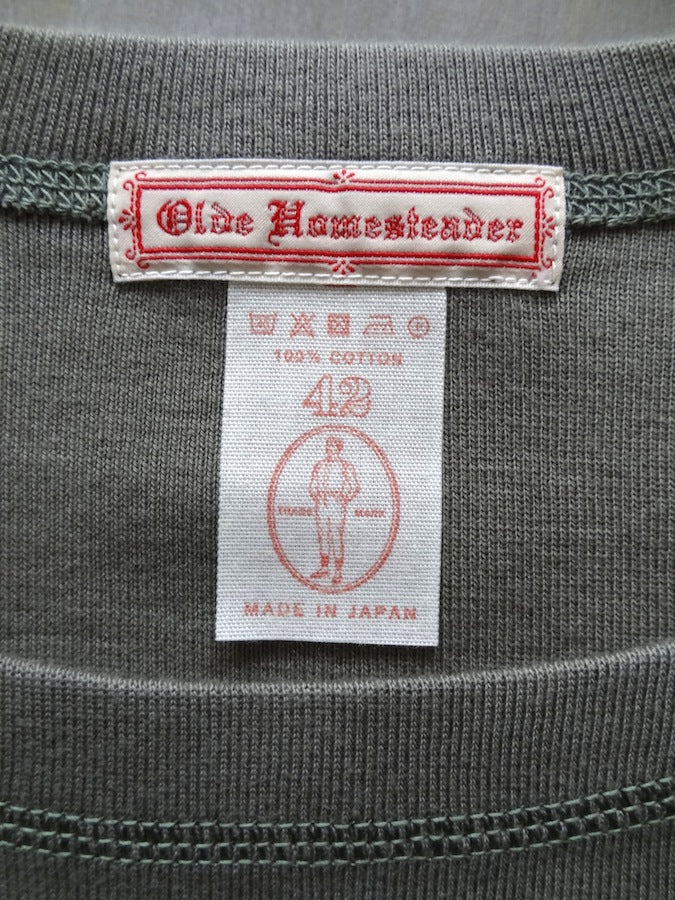 OLDE HOMESTEADER - Heavy Weight Rib - Crew Neck Long Sleeve - Olive