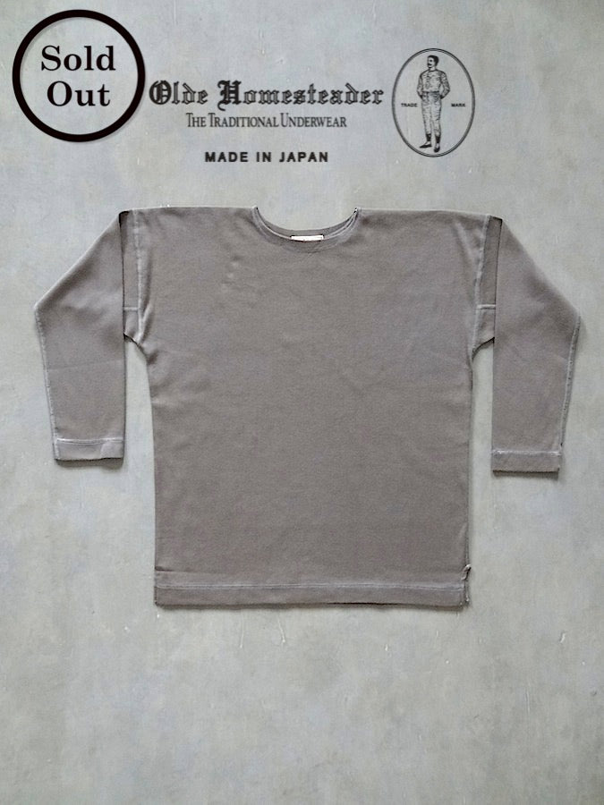 OLDE HOMESTEADER - Heavy Weight Rib - Crew Neck Long Sleeve - Rustic Grey