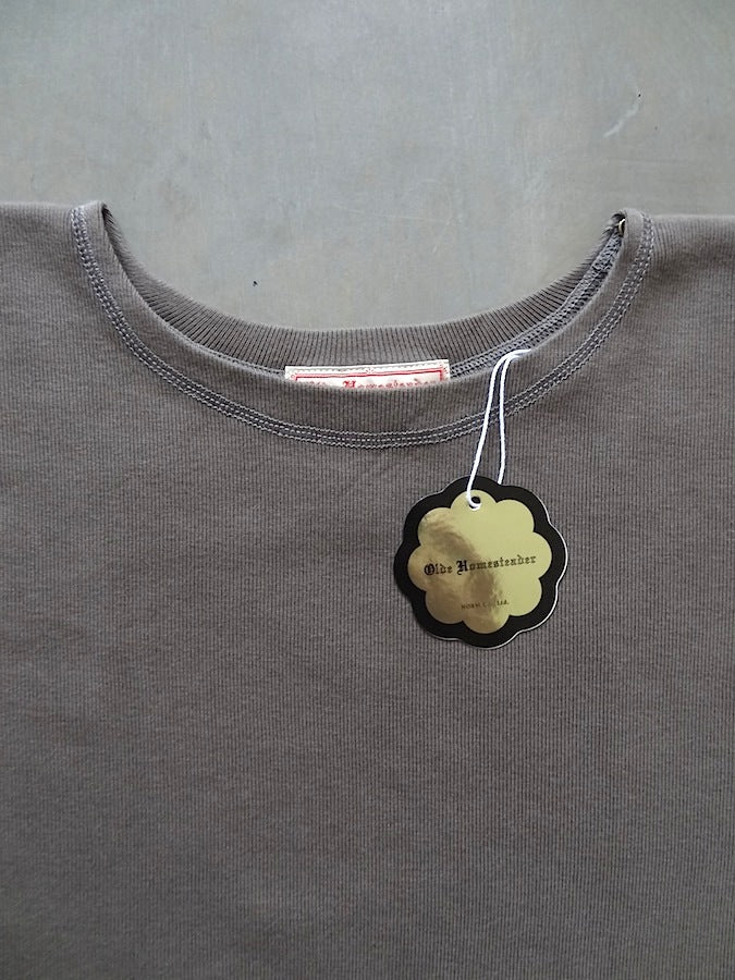 OLDE HOMESTEADER - Heavy Weight Rib - Crew Neck Long Sleeve - Rustic Grey