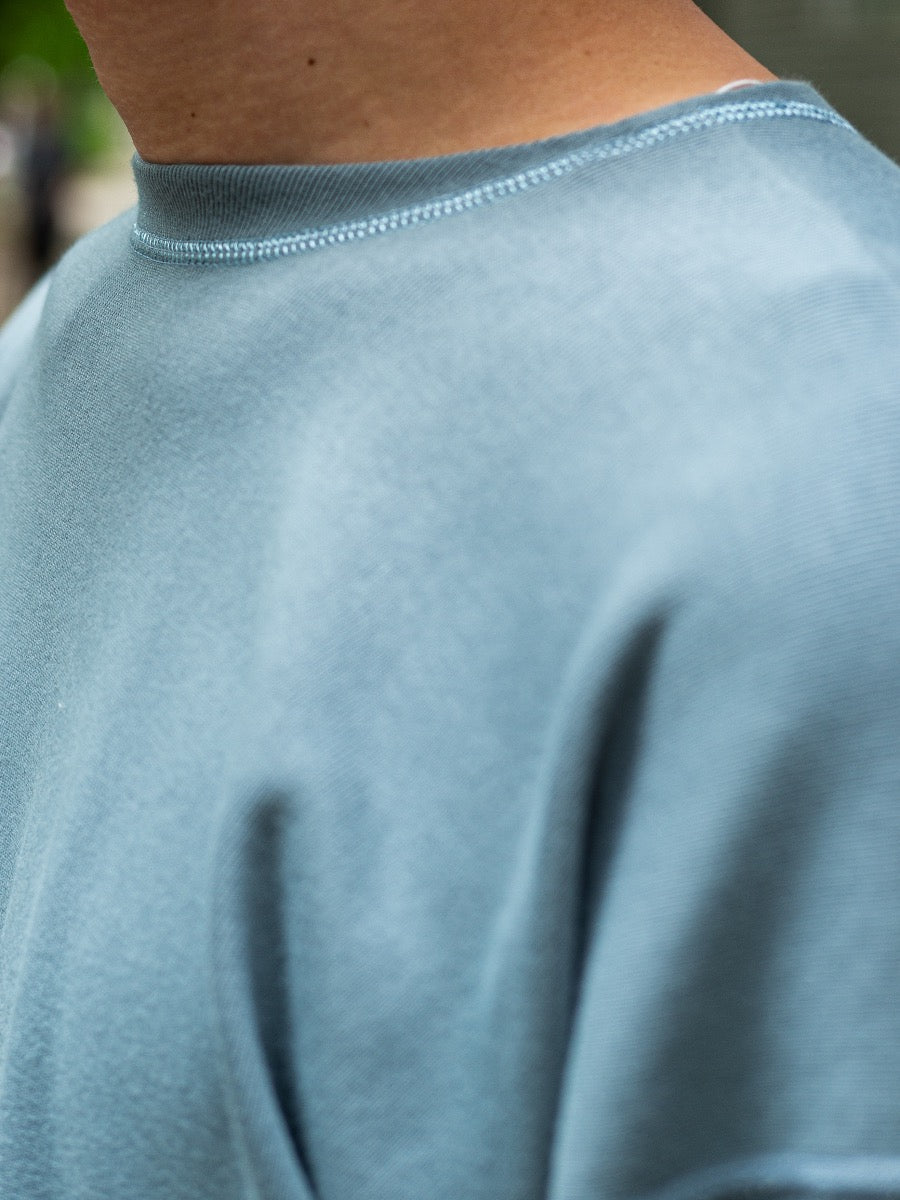 Heavy Weight Rib - Crew Neck Short Sleeve - Sage