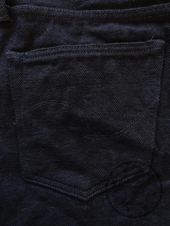 DC4 & ONI Collaboration - 20oz Black Secret Denim Tight Straight