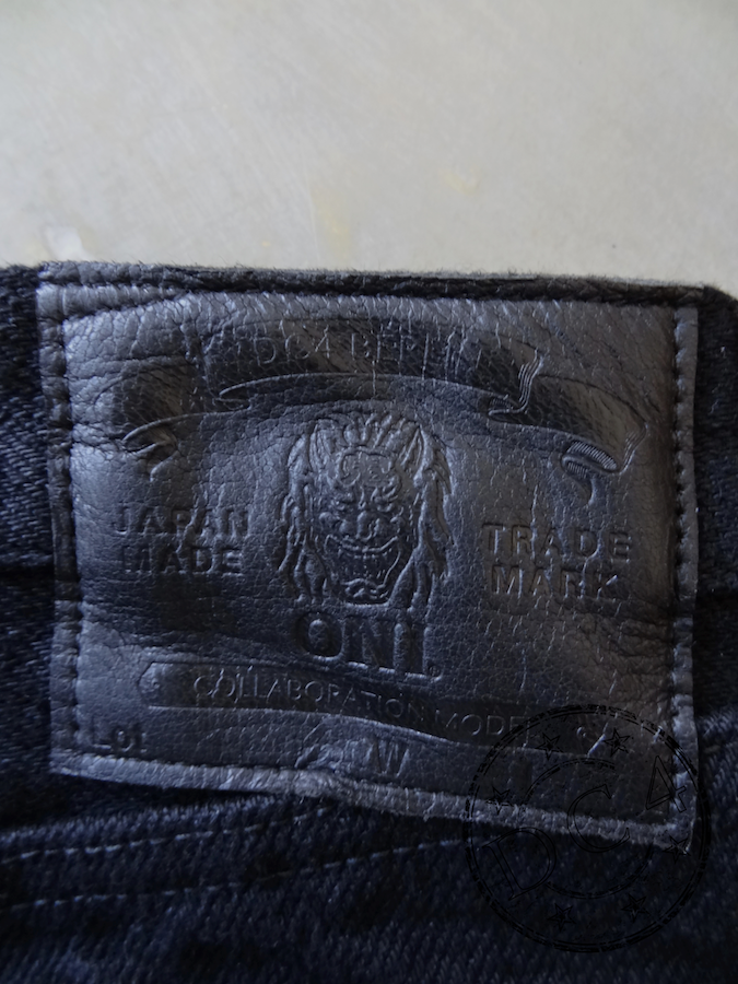 DC4 & ONI Collaboration - 20oz Black Secret Denim Tight Straight