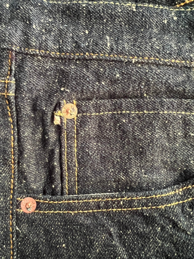 ONI Denim - 622-CCD - 15oz Selvedge "CRUSHED CONCRETE DENIM"- Relax Tapered