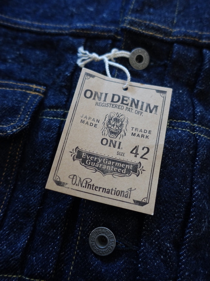 ONI Denim 02516P-DIZR - 20oz Dark Indigo SECRET DENIM - 2nd Type Jacket