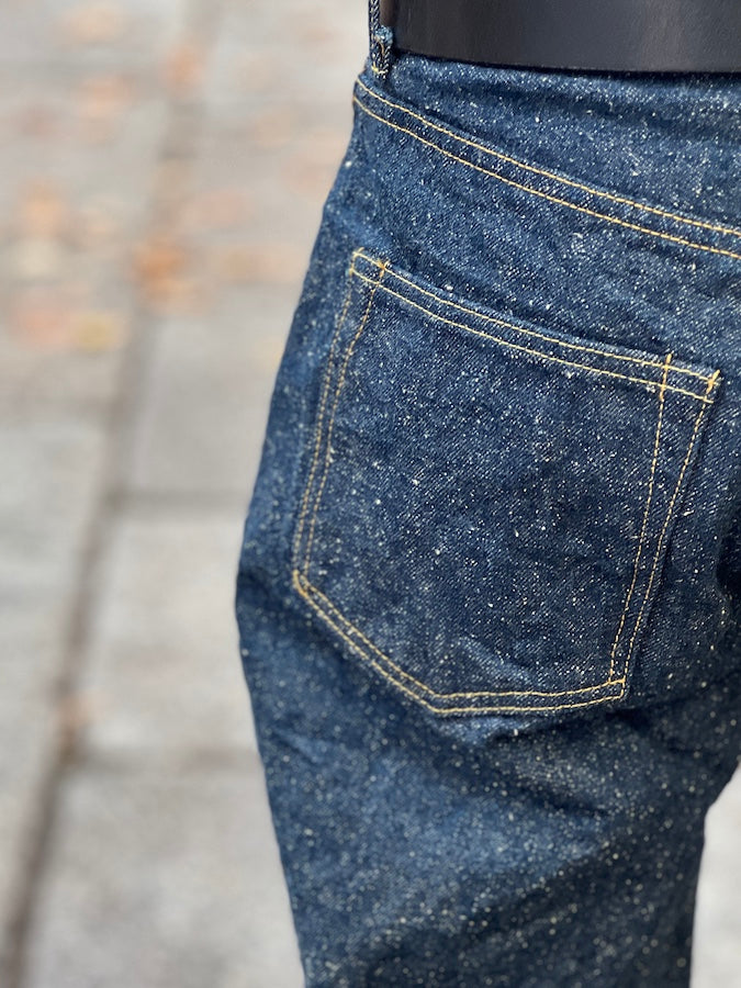 ONI Denim - 200-CCD-KABUKI - 15oz Selvedge "CRUSHED CONCRETE DENIM"- Wide Straight