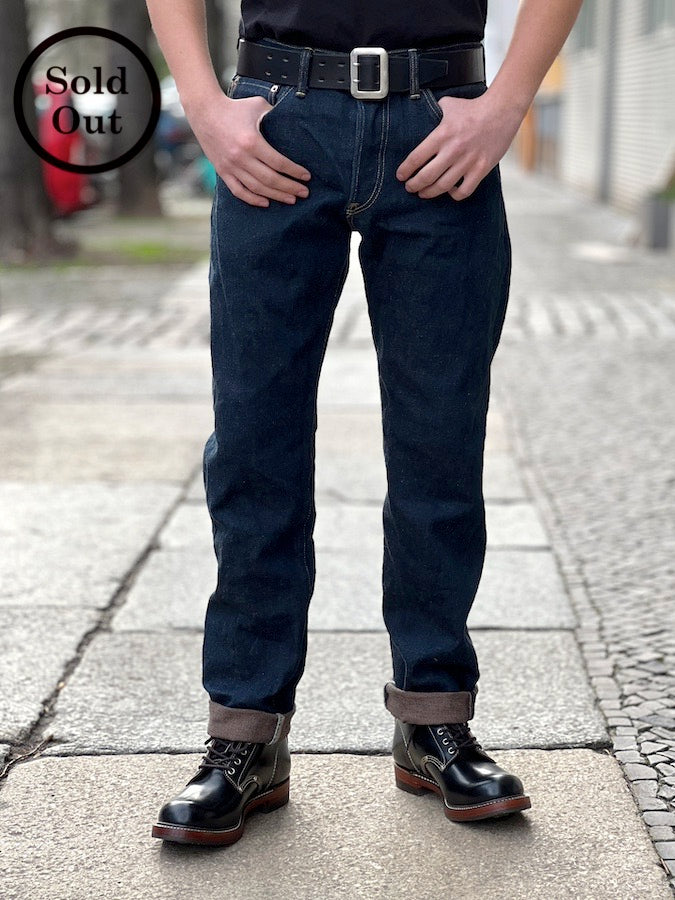 ONI Denim - 246ZR-KAKBR - 20oz SECRET DENIM KABUKI - WEFT KAKISHIBU COLOR  - "KABUKIMIMI" -  Neat Straight