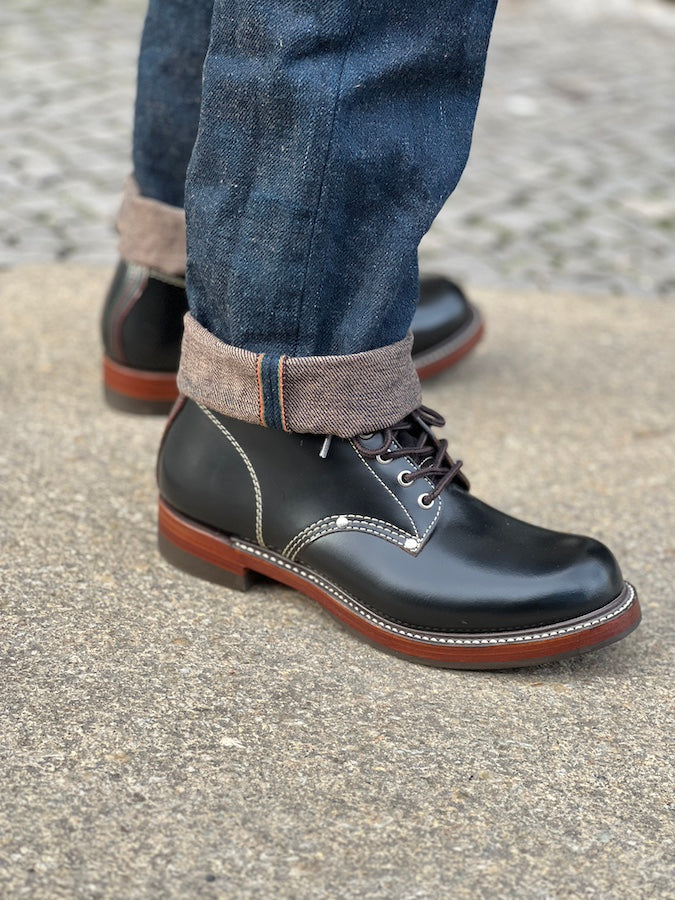 ONI Denim - 246ZR-KAKBR - 20oz SECRET DENIM KABUKI - WEFT KAKISHIBU COLOR  - "KABUKIMIMI" -  Neat Straight