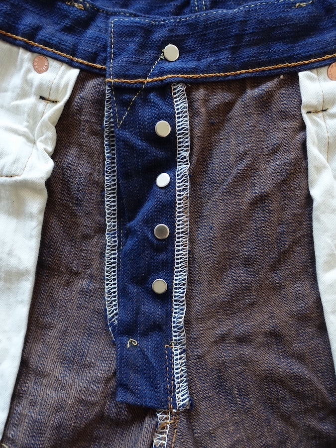ONI Denim - 255ASKS - LIMITED EDITON -17oz Selvedge Denim - AWA SHOAI x KAKISHIBU - 阿波正藍 × 柿渋 - Regular Straight