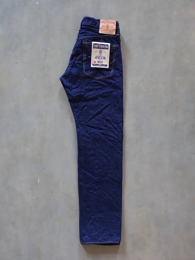 ONI Denim - 255ASKS - LIMITED EDITON -17oz Selvedge Denim - AWA SHOAI x KAKISHIBU - 阿波正藍 × 柿渋 - Regular Straight