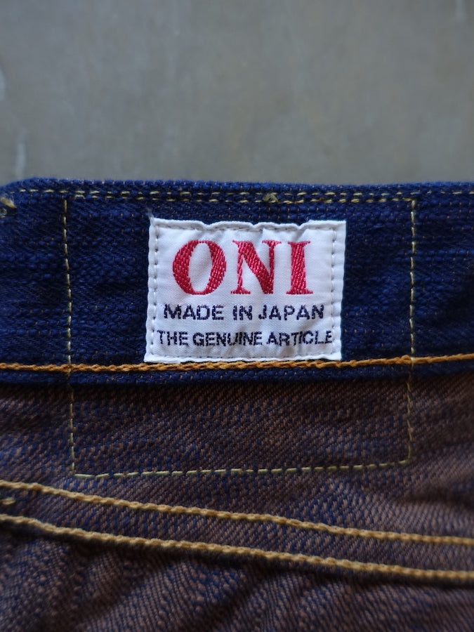 ONI Denim - 255ASKS - LIMITED EDITON -17oz Selvedge Denim - AWA SHOAI x KAKISHIBU - 阿波正藍 × 柿渋 - Regular Straight