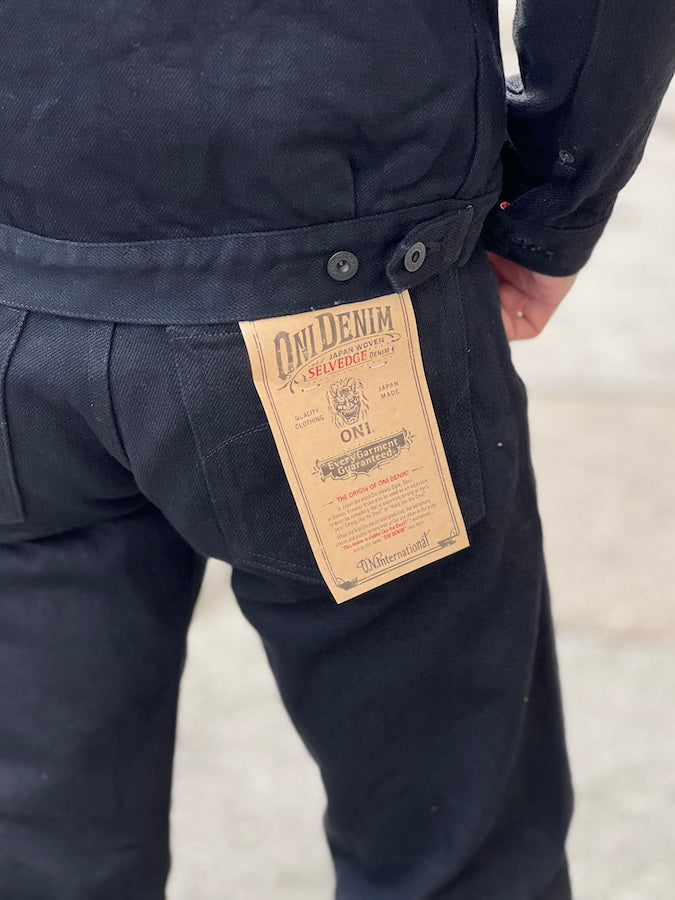 ONI Denim - 288ZR-BKBK - 20oz SECRET DENIM BLACK - Regular Straight