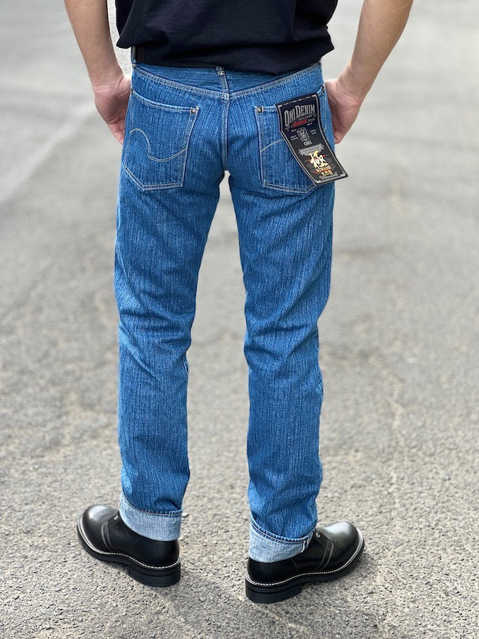 ONI Denim - 510-SHM-KIWAMI "Biological Fade Processing" - 16oz Natural Indigo Rope Dyed - SEMI-HANDMADE - Neat Straight