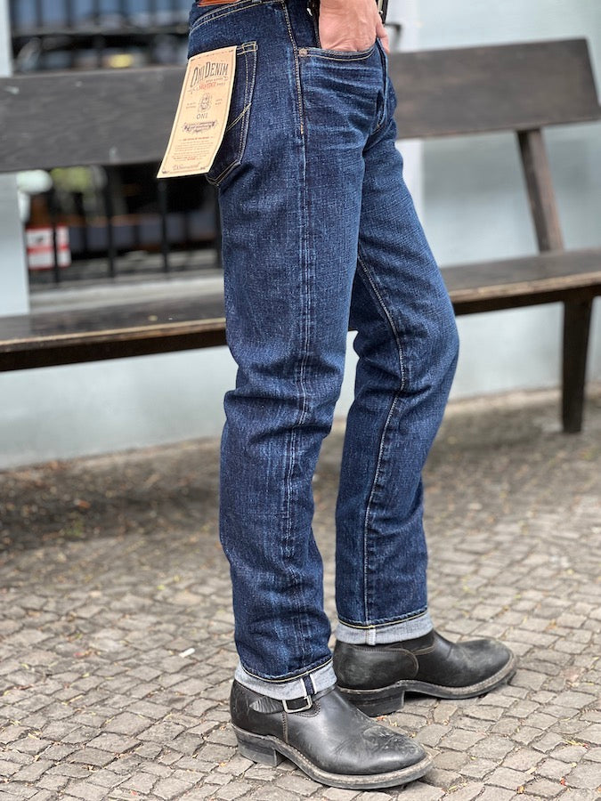 ONI Denim - 540-6USED - "6 Month Used Wash" 15oz Selvedge Denim - Stylish Tapered