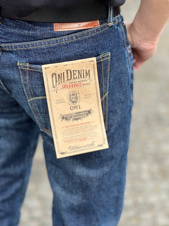 ONI Denim - 540-6USED - "6 Month Used Wash" 15oz Selvedge Denim - Stylish Tapered