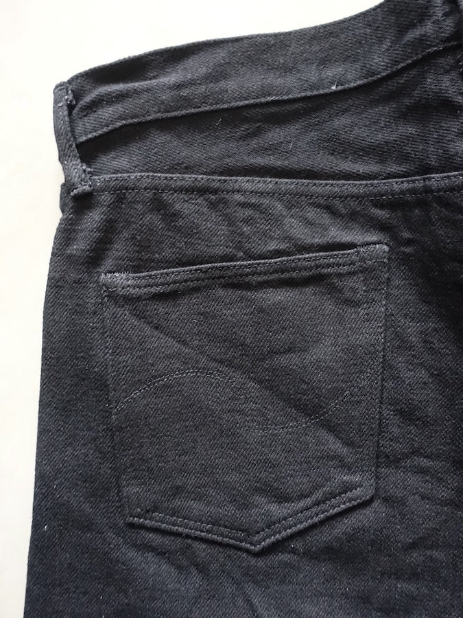 544ZR-IDBK - 20oz SECRET DENIM Indigo x Black - Stylish Tapered