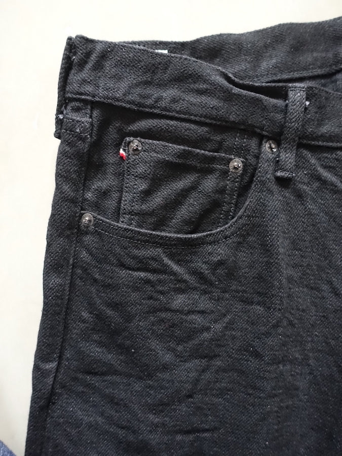 544ZR-IDBK - 20oz SECRET DENIM Indigo x Black - Stylish Tapered