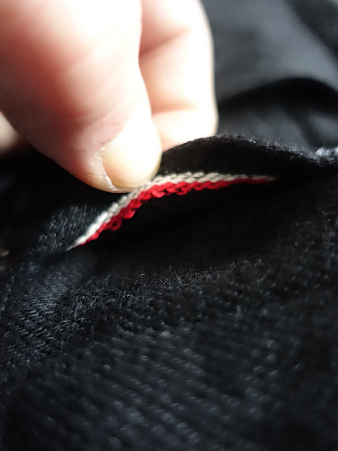 544ZR-IDBK - 20oz SECRET DENIM Indigo x Black - Stylish Tapered