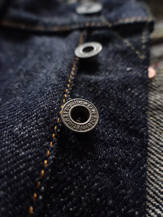 ONI Denim - 547DIZR - TRIPLE STITCHED - 20oz Dark Indigo SECRET DENIM  - Semi-Tight Straight