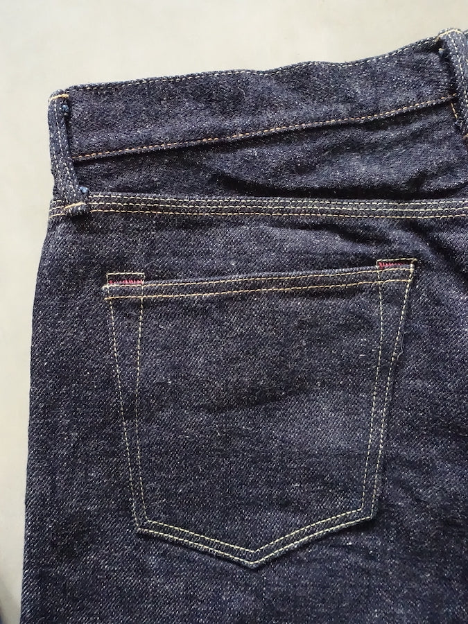 ONI Denim - 547DIZR - TRIPLE STITCHED - 20oz Dark Indigo SECRET DENIM  - Semi-Tight Straight