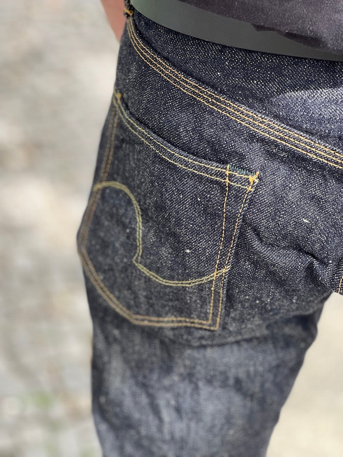 ONI Denim - 622-NIXX - NATURAL INDIGO - Rope Dyed - 17oz Selvedge XX Denim - Relaxed Tapered