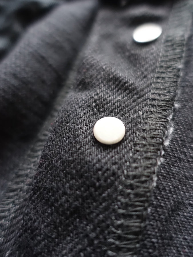 ONI Denim - 622ZR-IDBK - 20oz SECRET DENIM Indigo x Black - Relaxed Tapered