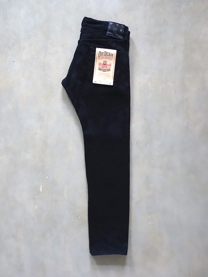 ONI Denim - 622ZR-IDBK - 20oz SECRET DENIM Indigo x Black - Relaxed Tapered