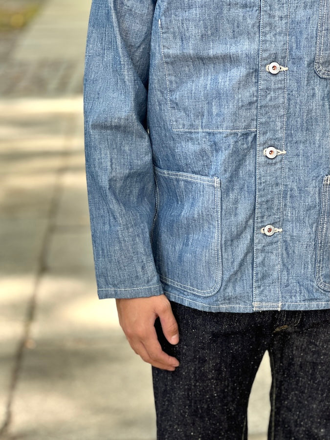 03501-SHVCH - 13oz Heavy Blue Chambray -  Coverall