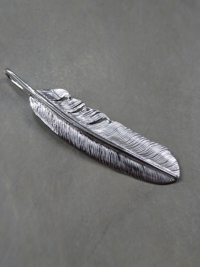 P-001R - Feather Pendant - Large - Right