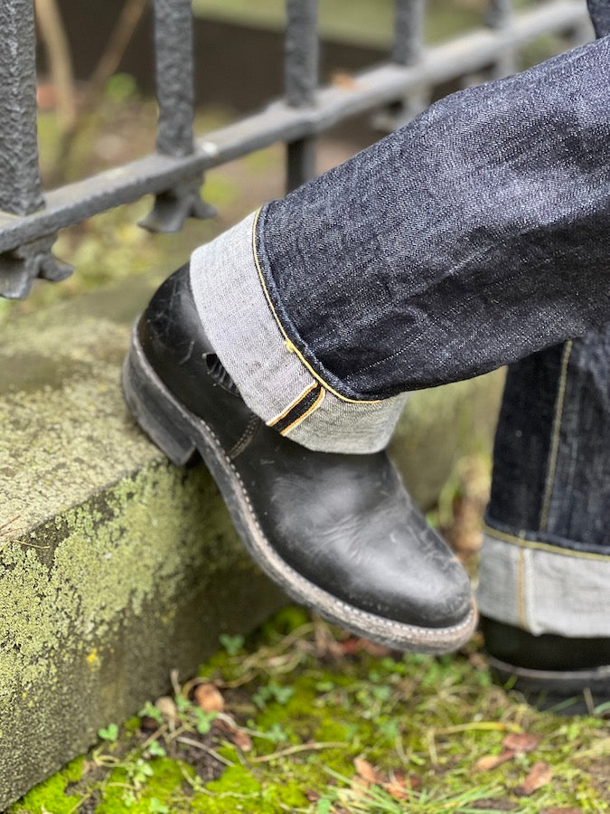 Pherrow's 421SW Jeans - 13.75oz "Yellow & White" Selvedge Denim - Mid Rise - Regular Straight