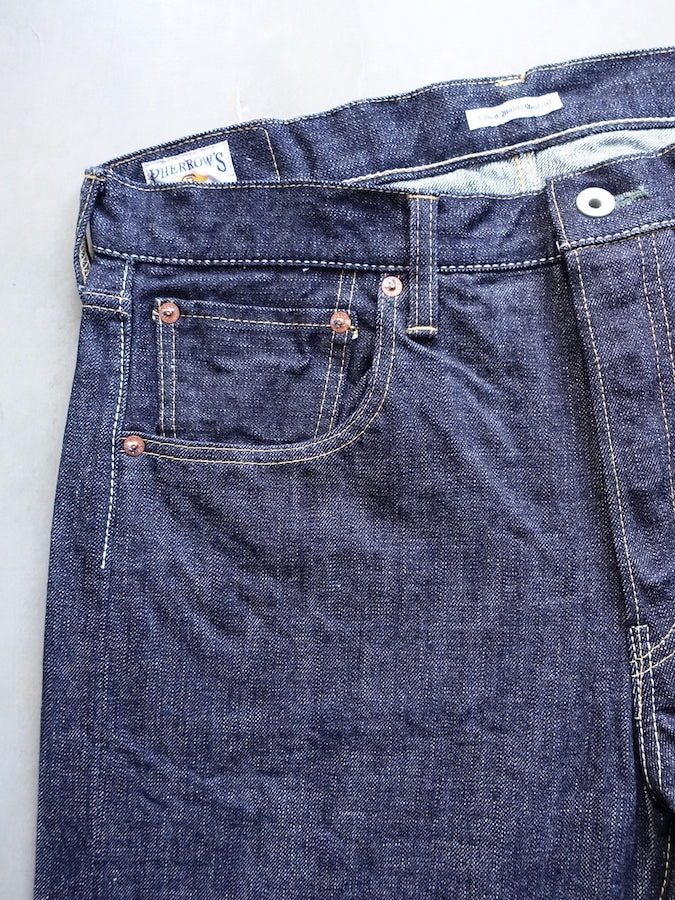 Pherrow's 421SW Jeans - 13.75oz "Yellow & White" Selvedge Denim - Mid Rise - Regular Straight