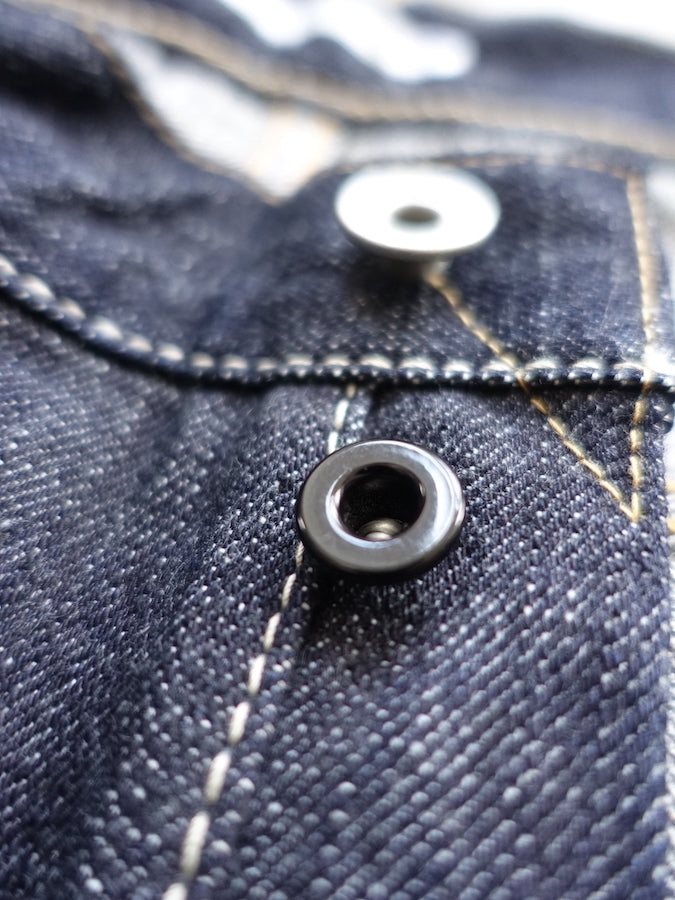 Pherrow's 421SW Jeans - 13.75oz "Yellow & White" Selvedge Denim - Mid Rise - Regular Straight