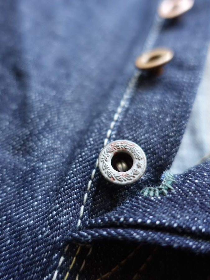 Pherrow's 421SW Jeans - 13.75oz "Yellow & White" Selvedge Denim - Mid Rise - Regular Straight