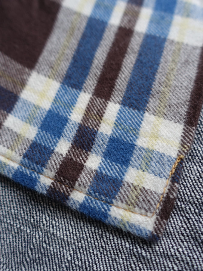 Pherrow's 421SW Jeans - 13.75oz "Yellow & White" Selvedge Denim - Mid Rise - Regular Straight