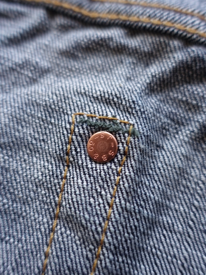 Pherrow's 421SW Jeans - 13.75oz "Yellow & White" Selvedge Denim - Mid Rise - Regular Straight