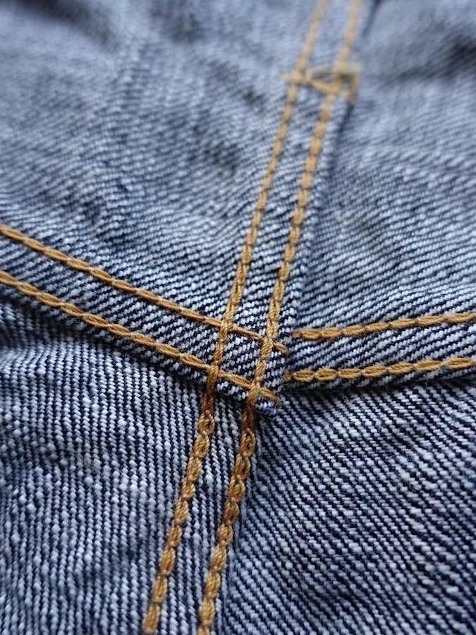 Pherrow's 421SW Jeans - 13.75oz "Yellow & White" Selvedge Denim - Mid Rise - Regular Straight
