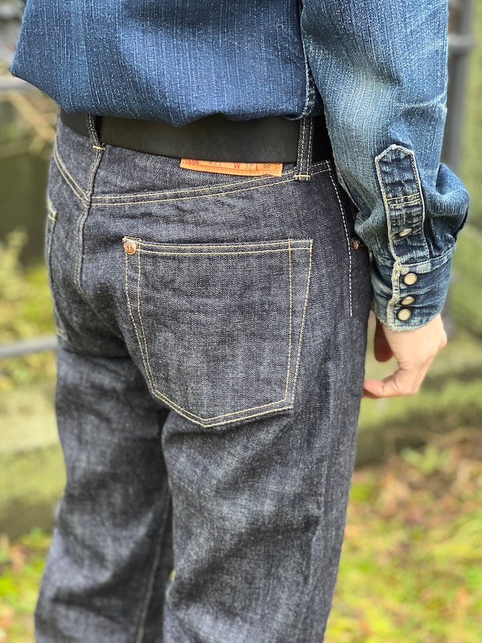 Pherrow's 421SW Jeans - 13.75oz "Yellow & White" Selvedge Denim - Mid Rise - Regular Straight