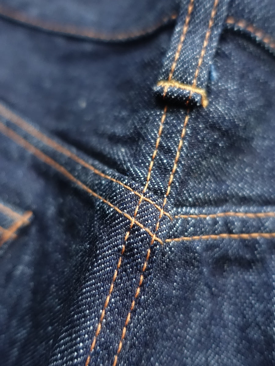 Pherrow's 466SW Jeans - 13.5oz "Yellow & White" Selvedge Denim - 1960`s Model - Tight Straight