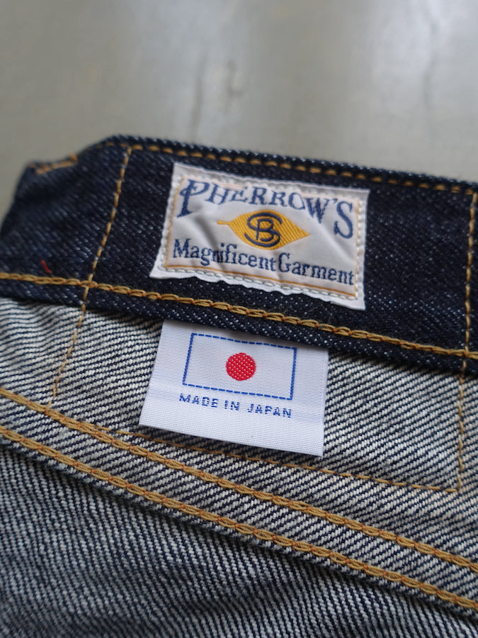 Pherrow's 466SW Jeans - 13.5oz "Yellow & White" Selvedge Denim - 1960`s Model - Tight Straight